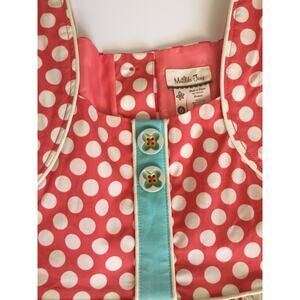 Matilda Jane Size 6 Secret Fields Polka Dot Florals Red Cream‎ Green Twirl